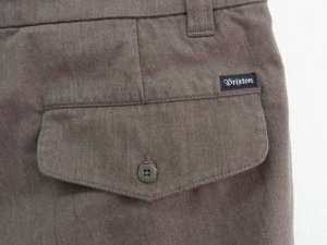 画像4: *[在庫処分SALE] Brixton Thompson Slack Pants[Brown/ 2サイズ] (4)