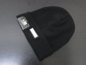 画像1: [SALE] Pyradice Logo Plated Beanie (Black) (1)