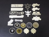 画像1: *Fly Sticker Pack [2015 Black/Army Green]