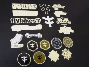 画像1: Fly Sticker Pack [2015 Black/Army Green] (1)