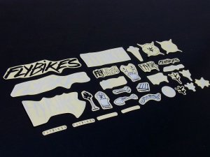 画像1: *Fly Sticker Pack [2016 Black/Grey] (1)