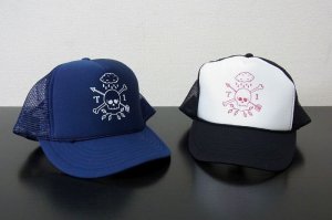画像1: *T-1 [Terrible One]   Rain Skull Mesh Cap (1)