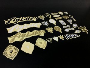 画像1: *Fly Sticker Pack [2017 Black/White/Gold] (1)