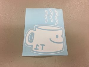 画像1: T-1 Terrible Coffee Die Cut Sticker (1)