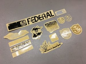 画像1: Federal Sticker Pack of14 (1)