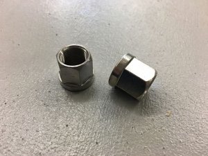 画像1: Stainless Axle Nuts [14mm] (1)