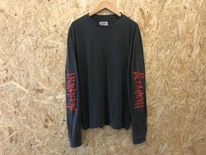 画像1: [SALE] ALTAMONT - ONE LINER L/S (BLK) (1)