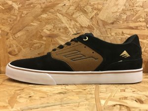 画像1: *[アウトレット] EMERICA - Reynolds Low (BLK/TAN)10 (1)