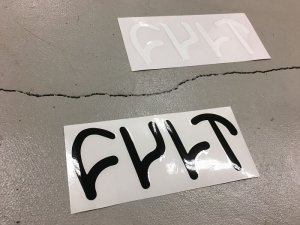 画像1: Cult Die-Cut Sticker Decal (1)