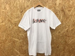 画像1: ALTAMONT  - ONE LINER Tee (WHT/ORA) (1)