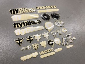 画像1: *Fly Sticker Pack [2018 Black/White] (1)