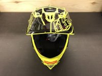 画像1: [SALE] Troy Lee D3 Fiber Lite Helmet (Factory Flo Yellow)