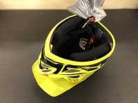 画像3: [SALE] Troy Lee D3 Fiber Lite Helmet (Factory Flo Yellow)