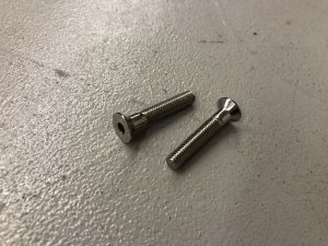 画像1: *Brake Mount Bolt 2pcs [Stainless/皿型] (1)
