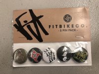 画像1: Fit Buttons 5 Pack
