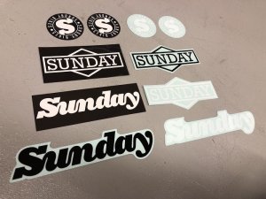 画像1: Sunday Assorted Sticker Pack (1)