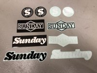 画像1: Sunday Assorted Sticker Pack