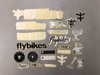 画像1: *Fly Sticker Pack [2019 Black/White]