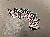画像2: *S&M DTF Peak Shiled Sticker [40x33mm]