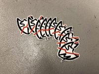 画像2: S&M DTF Peak Shiled Sticker [40x33mm]