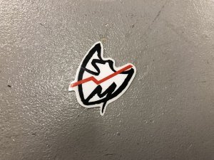 画像1: *S&M DTF Peak Shiled Sticker [40x33mm] (1)