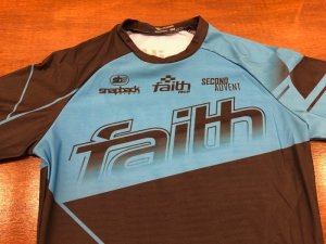 画像1: Faith Race [2019]Second AdventJersey Black/Turquoise[Youth28][アウトレット] (1)