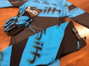 画像6: Faith Race [2019]Second AdventJersey Black/Turquoise[Youth28][アウトレット] (6)