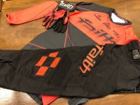 画像1: Faith Race Second [2019] AdventJersey Black/Red[Youth28] [アウトレット]