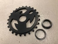 画像1: Tall Order Logo Sprocket 25T (Black)