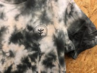 画像1: Fly Clock Tee (Black Tie Dye)