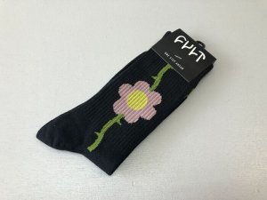 画像1: Cult Bloomed Socks (Black) (1)