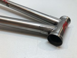 画像2: *Federal Stevie Churchill Frame [20.6"TT] Polished Raw (2)