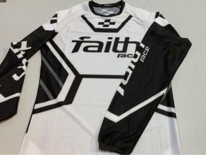 画像2: Faith Race [2020]Second AdventJersey White/Black [Adult/Youth][アウトレット] (2)