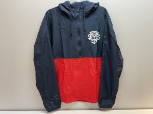 画像1: *Odyssey Monogram Windbreaker Jacket (Navy/Cardinal) (1)