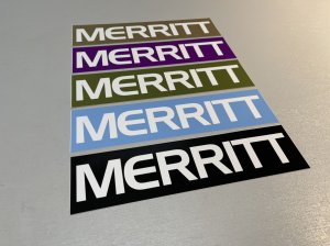画像1: Merritt Frame Sticker [278x69mm] (1)