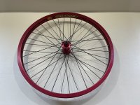 画像3: [24"Wheel] Odyssey Hazard Front Wheel[510F](Red Rim)
