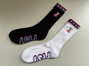 画像1: *Fist Evel Knievel Crew Socks (1)