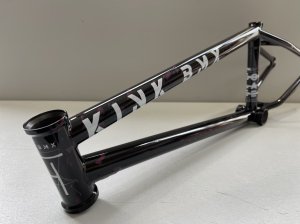 画像1: [SALE] Kink Solace III Frame [20.5"TT] Black/Purple Splash (1)