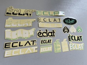 画像1: Eclat Frame Sticker Pack (Black/White/Green) (1)