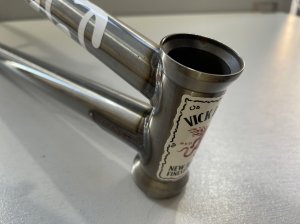 画像3: *Cult Vick Behm Race Frame [21.5"TT/Pro] Clear Raw (3)