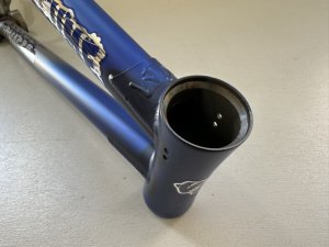 画像3: Volume Voyager XL Frame [20.75"TT] Flat Blue/Raw (3)