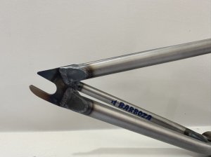 画像6: Volume Voyager XL Frame [20.75"TT] Flat Blue/Raw (6)