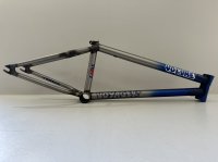画像1: Volume Voyager XL Frame [20.75"TT] Flat Blue/Raw
