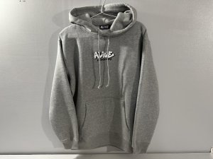 画像1: Alive Industry Throw Up Logo Hoodie (Grey) (1)