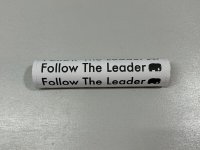 画像1: FTL Follow The Leader Bicycle Bar Pad (White)