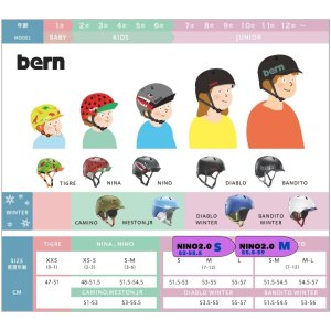 画像2: Bern Helmet NINO2.0 (Matte Shark Bite ) (2)