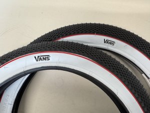 画像1: [KIDS] Cult x Vans Tire [Red Stripe/2本セット] [16",18] (1)