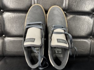 画像2: *[アウトレット] Etnies Barge LS Grey/Tan 10 (2)