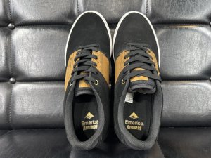 画像2: *[アウトレット] EMERICA - Reynolds Low (BLK/TAN)10 (2)