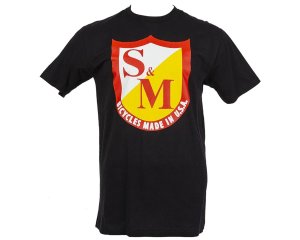 画像1: S&M Classic Shield Tee (Black) (1)